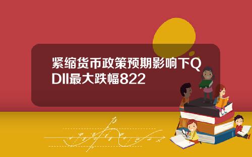 紧缩货币政策预期影响下QDII最大跌幅822